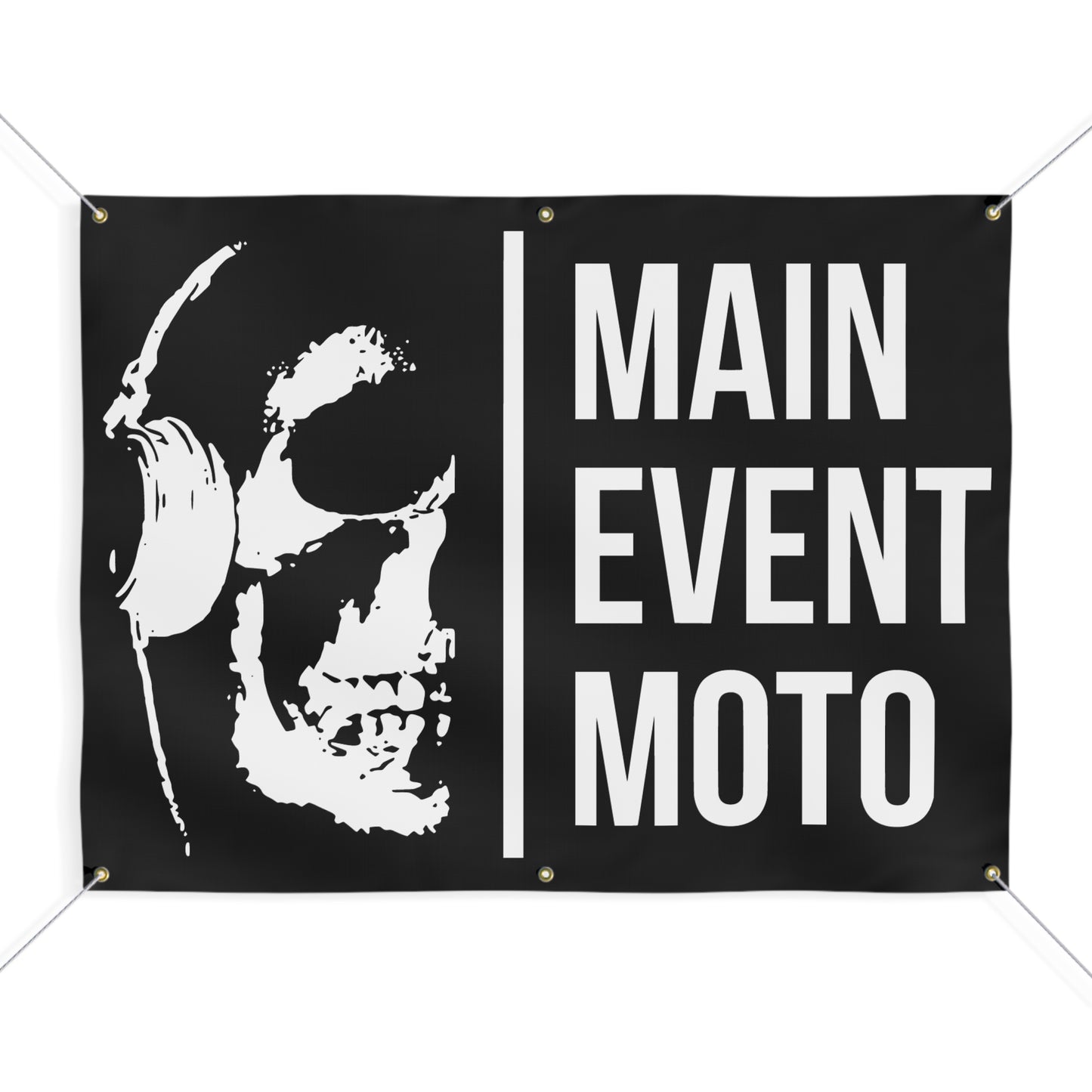 Main Event Moto Heavy Duty Outdoor Vinyl Matte Banner (48" x 36")