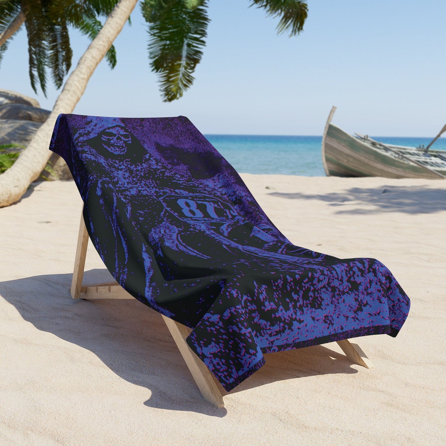 Run to the Hills Beach Towel