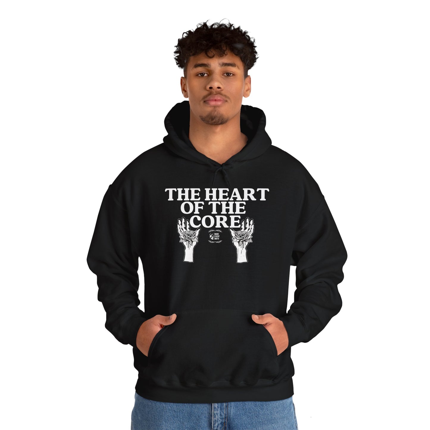 "Heart of the Core" Black Hoodie