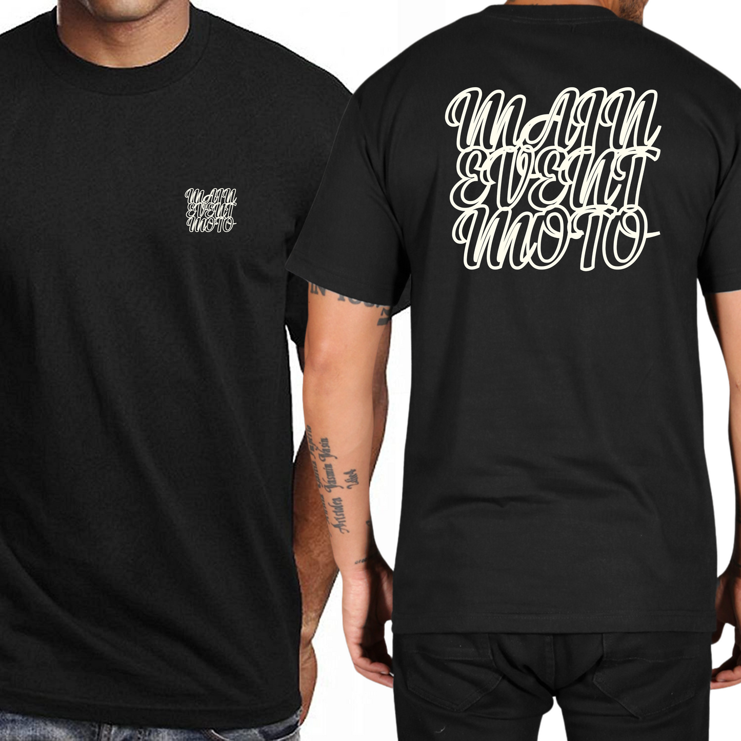 "Cursive Logo" Graphic T-shirt