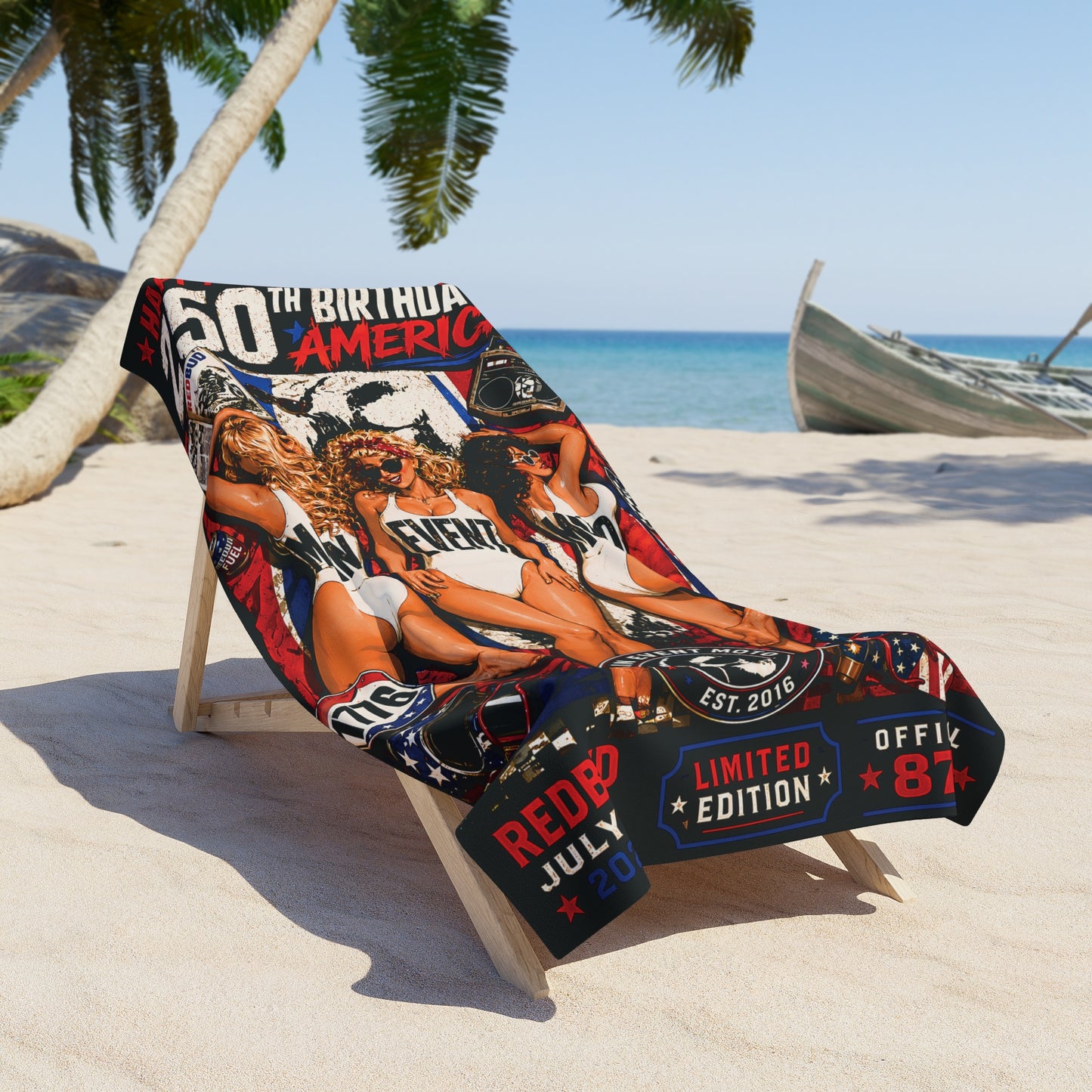 RedBud 4th of July Limited Edition Beach Towel