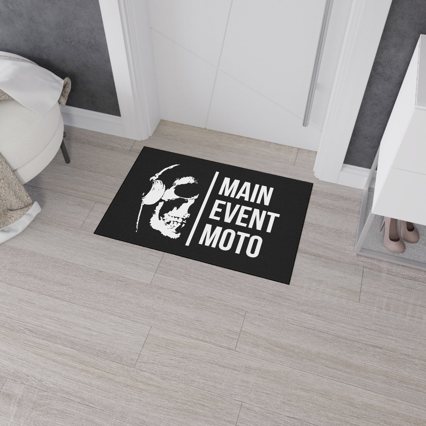 Main Event Moto Heavy Duty Floor Mat with rubber back