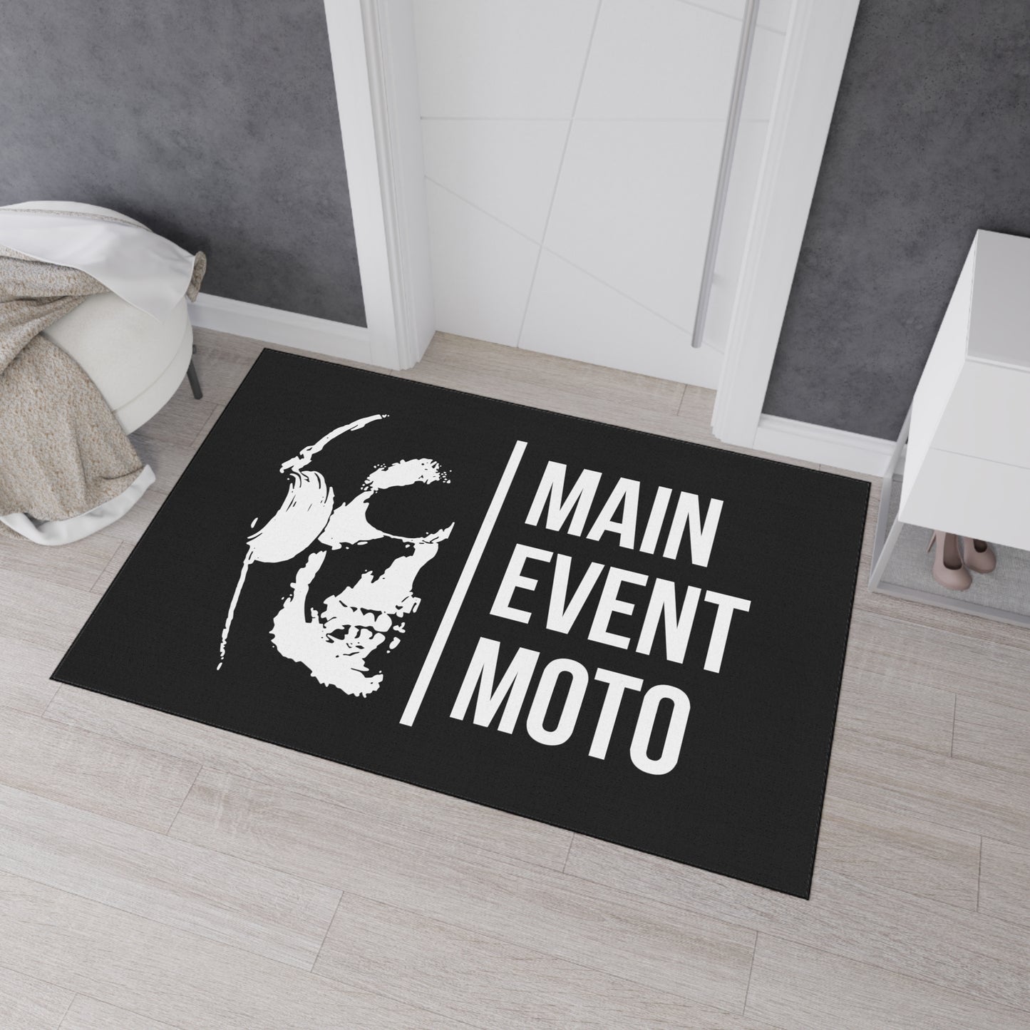 Main Event Moto Heavy Duty Floor Mat with rubber back