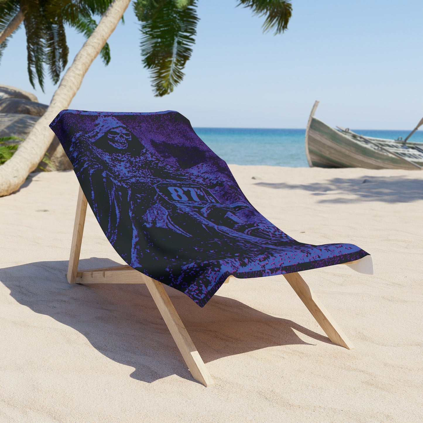 Run to the Hills Beach Towel
