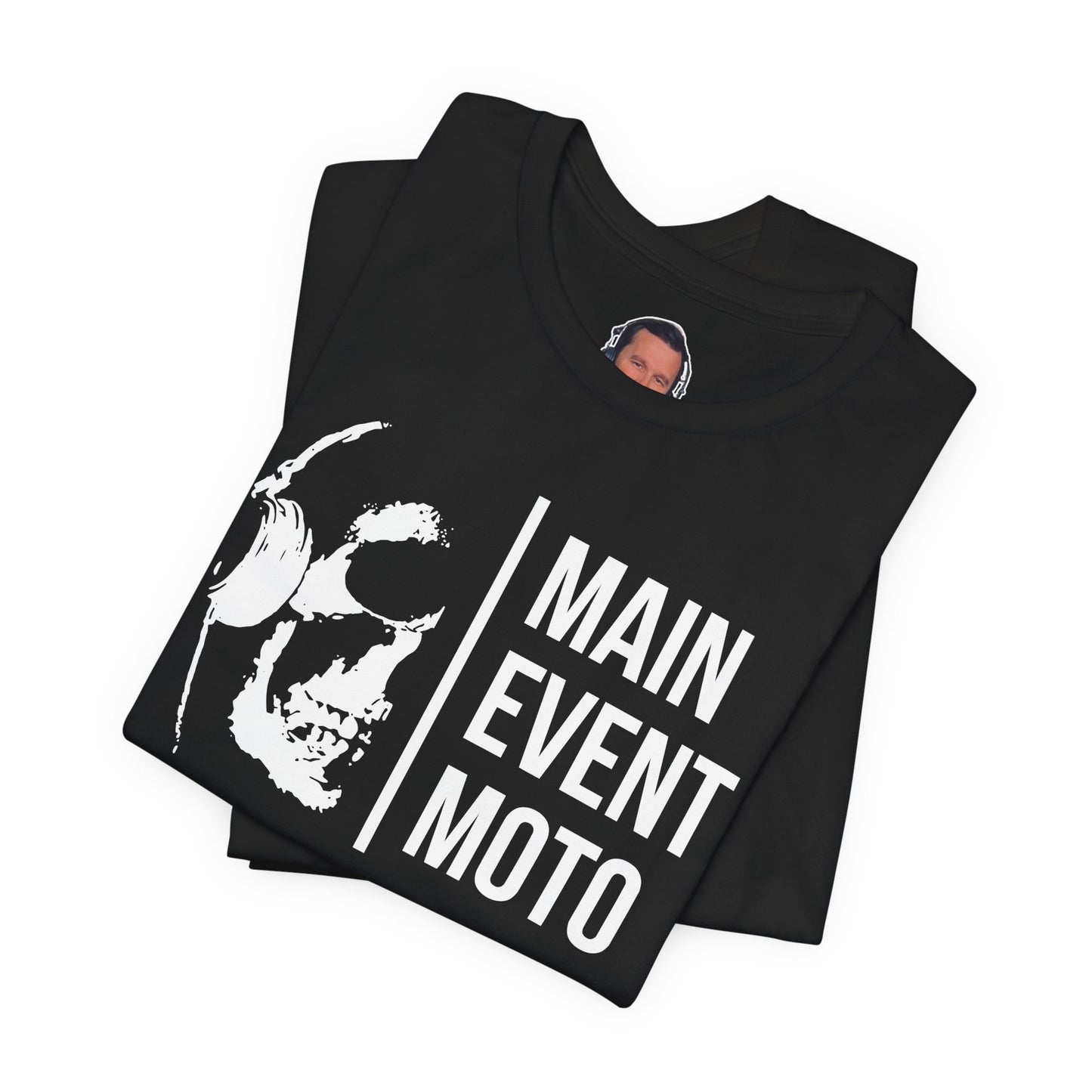 Original "Main Event Moto" Logo Graphic T-Shirt