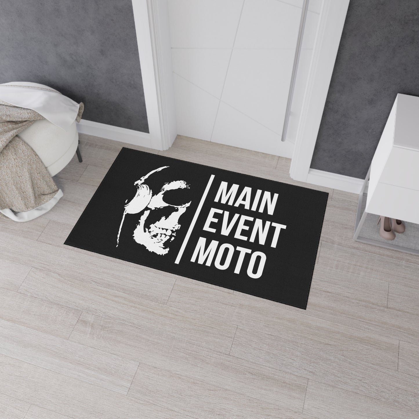 Main Event Moto Heavy Duty Floor Mat with rubber back