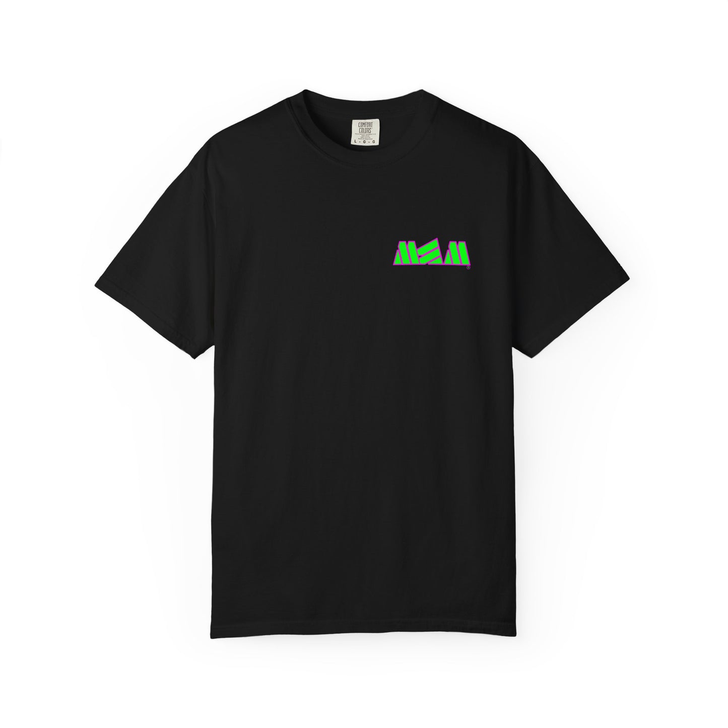 Rhythm Section Tee - Green/Pink