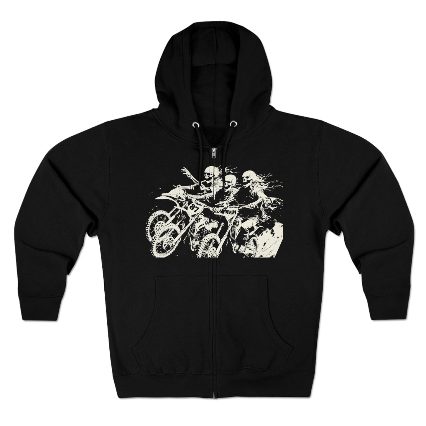 Main Event Moto "Riders On The Storm" Unisex Zip Hoodie