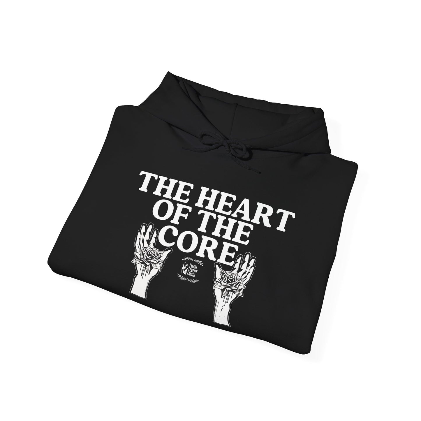 "Heart of the Core" Black Hoodie