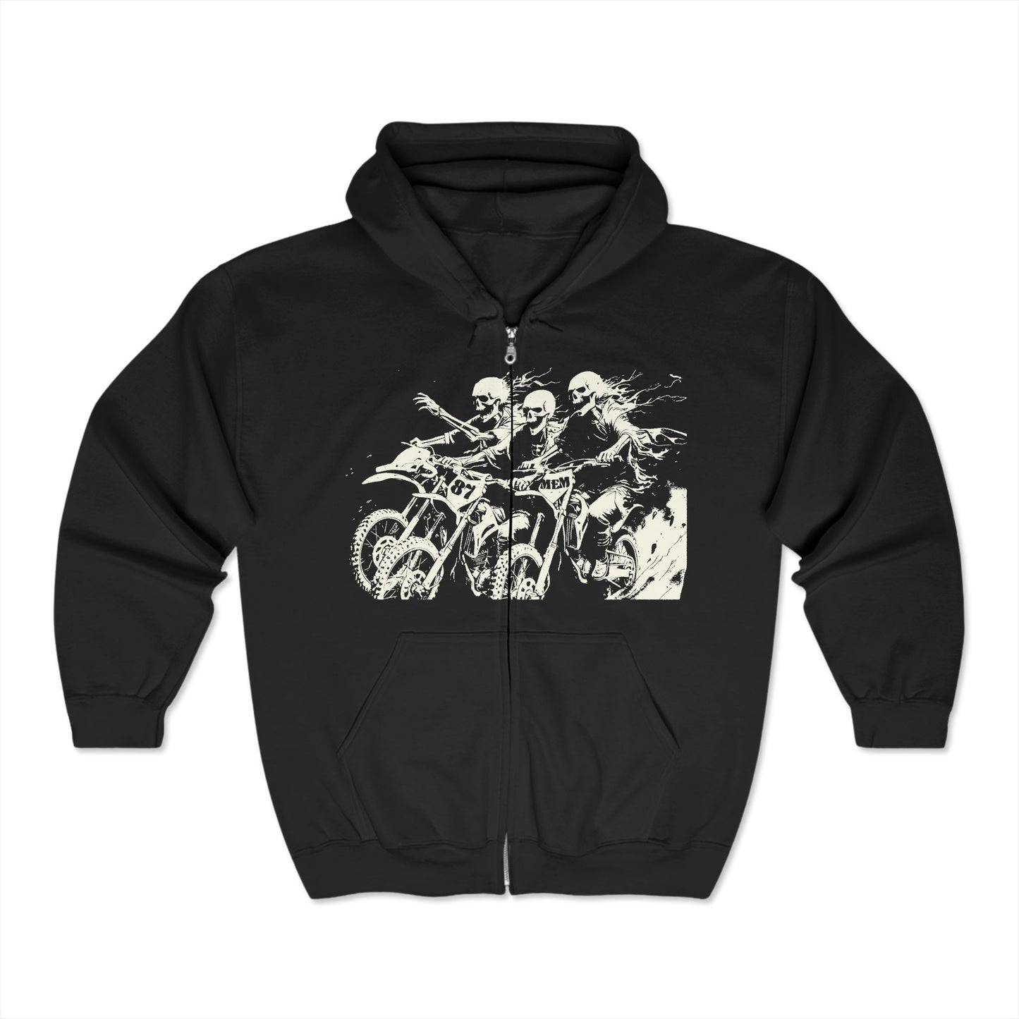 MEM "Riders On The Storm" Zip Hoodie - Unisex Heavy Blend™