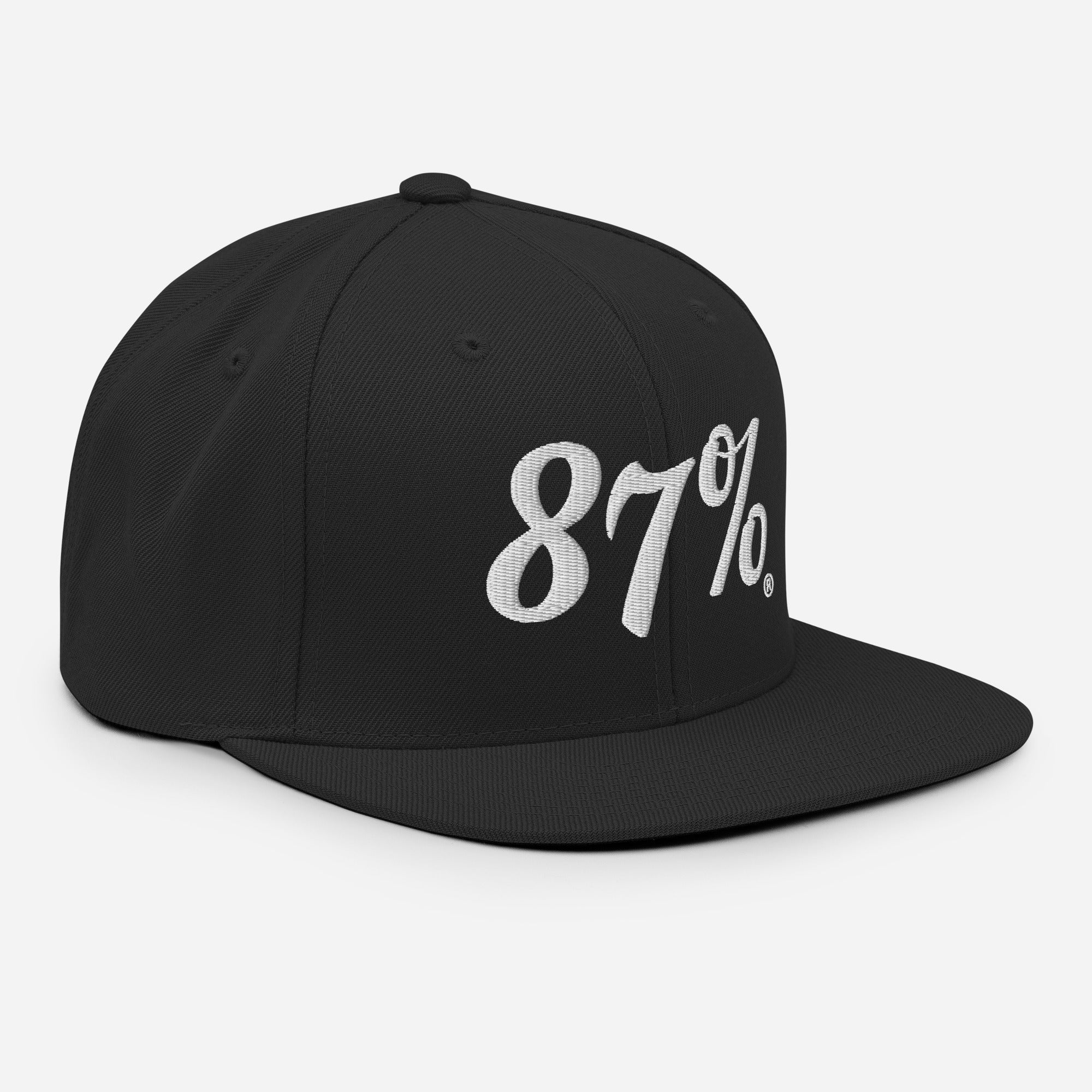 87% Snapback — White – Main Event Moto